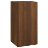 Vidaxl tv-meubel 30,5x30x60 cm bewerkt hout bruin eikenkleur