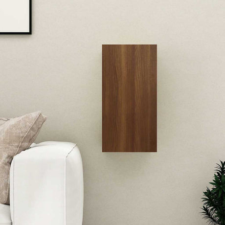 Vidaxl tv-meubel 30,5x30x60 cm bewerkt hout bruin eikenkleur