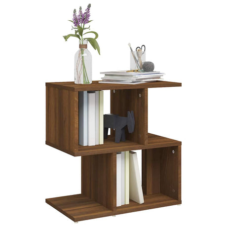Vidaxl nachtkastje 50x30x51,5 cm bewerkt hout bruin eikenkleur