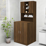 Vidaxl Waschmaschinenschrank 70,5 x 25,5 x 90 cm Braune Eiche Farbe