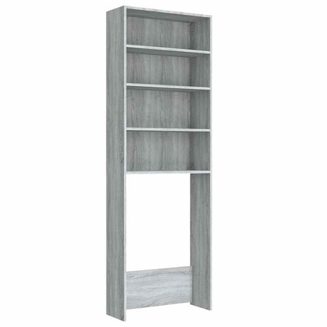 Vidaxl Waschmaschinenschrank 64x24x190 cm graue Sonoma Eichefarbe