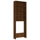 Vidaxx Waschmaschinenschrank 64x24x190 cm, Farbe Eiche braun