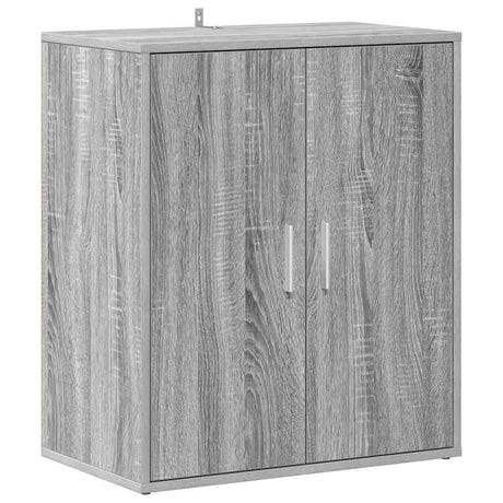 VIDAXL -Schuhschrank 60x35x70 cm Propertiertes Holzgrau Sonoma Eiche gefärbt