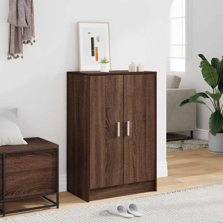 Vidaxx Schuhschrank 60x35x92 cm, fertige Holzfarbe, braune Eiche