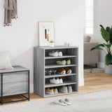 Vidaxl Schuhschrank 60x35x70 cm Eigenschaften mit geräuchertem Eichenbaus befördert