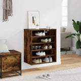 VIDAXL -Schuhschrank 60x35x70 cm Propertiertes Holzgrau Sonoma Eiche gefärbt