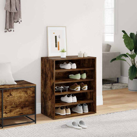 VIDAXL -Schuhschrank 60x35x70 cm Propertiertes Holzgrau Sonoma Eiche gefärbt