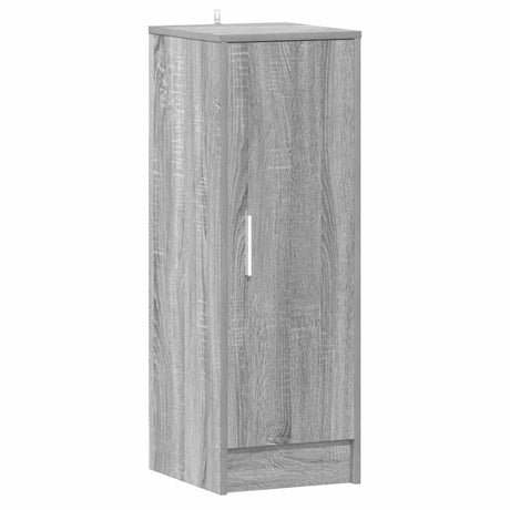 VIDAXL -Schuhschrank 32x35x92 cm propertiertes Holzgrau Sonoma Eiche gefärbt