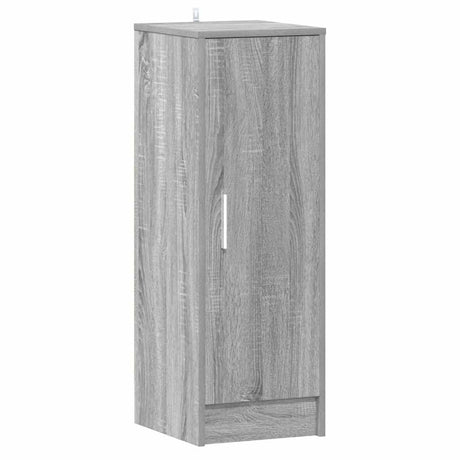 VIDAXL -Schuhschrank 32x35x92 cm propertiertes Holzgrau Sonoma Eiche gefärbt