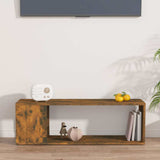 Vidaxl tv-meubel 100x24x32 cm bewerkt hout gerookt eikenkleurig