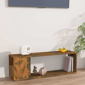 Vidaxl tv-meubel 100x24x32 cm bewerkt hout gerookt eikenkleurig
