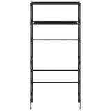 Vidaxl-Waschmaschinerie 2-layer 69x28x143 cm Eisenschwarz