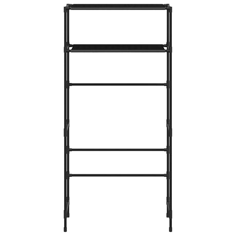 Vidaxl-Waschmaschinerie 2-layer 69x28x143 cm Eisenschwarz