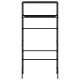 Vidaxl-Waschmaschinerie 2-layer 69x28x143 cm Eisenschwarz