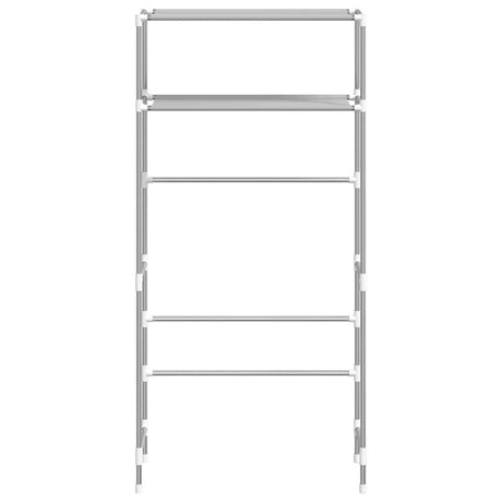 Vidaxl-Waschmaschinerie 2-layer 69x28x143 cm Eisengrau