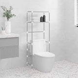 Vidaxl Toilett 2-Schicht 53,5x28x143 cm Eisengrau