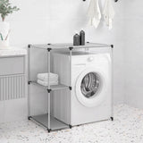 VIDAXL -LAARTRABE FÜR OBER WASSEN MACHINE 87X55X90,5 cm Iron Grey