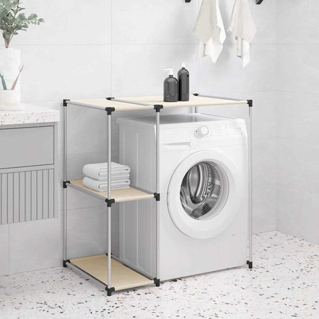 VIDAXL -LAGE -RAKE für Boven -Waschmaschine 87x55x90,5 cm Eisencreme -Colored