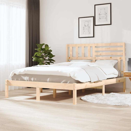 Vidaxl bedframe massief grenenhout 120x200 cm