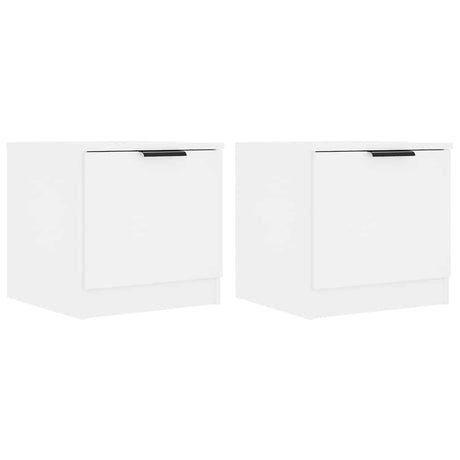 Vidaxl nachtkastjes 2 st 40x39x40 cm wit