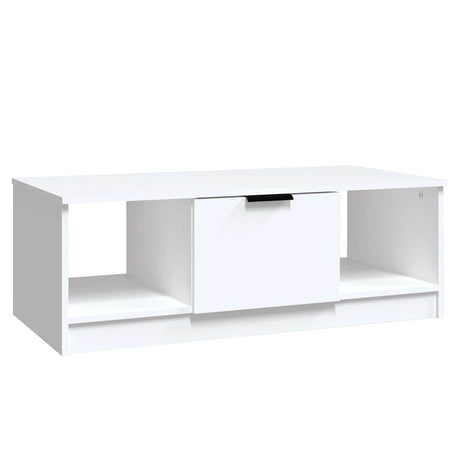 Vidaxl salontafel 102x50x36 cm bewerkt hout wit