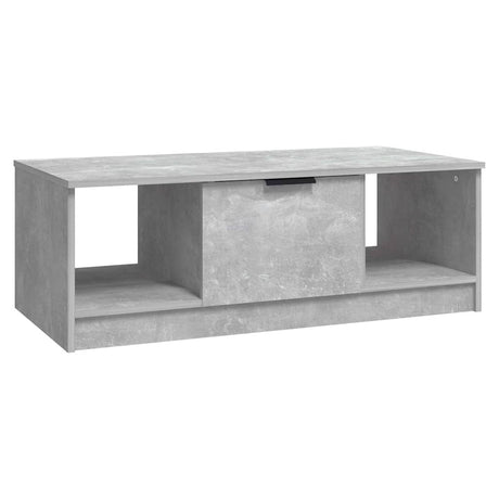 Vidaxl salontafel 102x50x36 cm bewerkt hout betongrijs