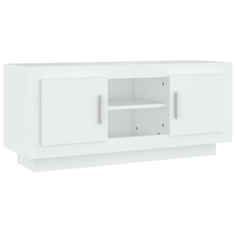 Vidaxl tv-meubel 102x35x45 cm bewerkt hout wit