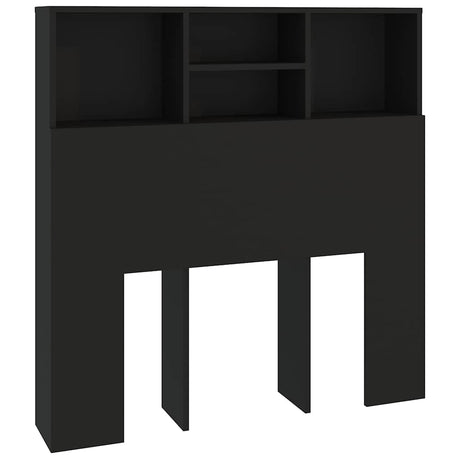 Vidaxl hoofdbordkast 100x19x103,5 cm zwart