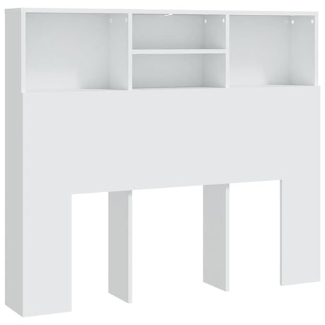 Vidaxl hoofdbordkast 120x19x103,5 cm wit