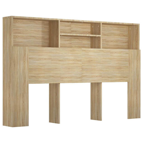 Vidaxl hoofdbordkast 160x19x103,5 cm sonoma eikenkleurig