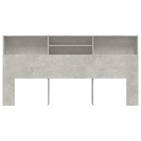 Vidaxl hoofdbordkast 200x19x103,5 cm betongrijs