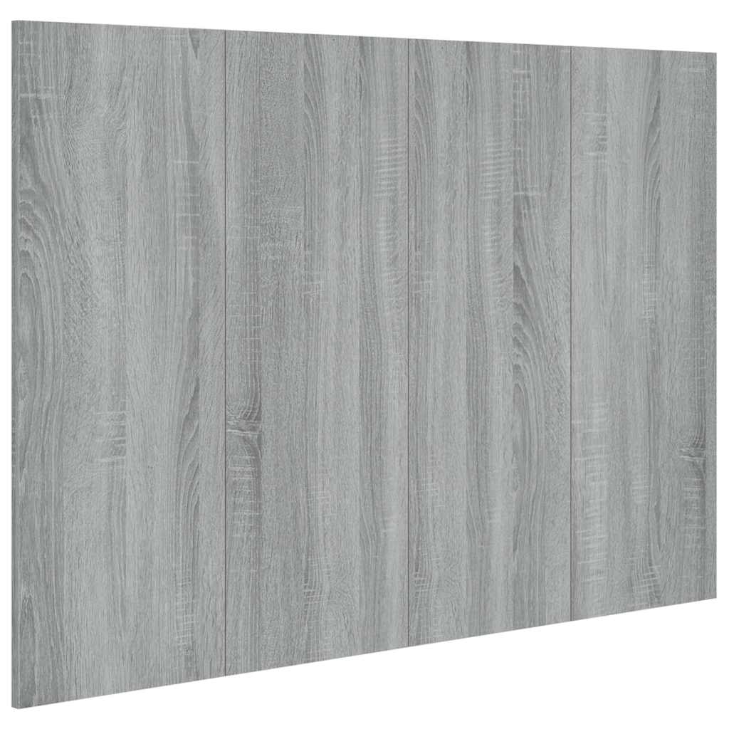 Vidaxl hoofdbord 120x1,5x80 cm bewerkt hout grijs sonoma eikenkleurig