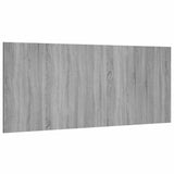 Vidaxl hoofdbord 200x1,5x80 cm bewerkt hout grijs sonoma eikenkleurig