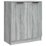 Vidaxl dressoir 60x30x70 cm bewerkt hout grijs sonoma eiken