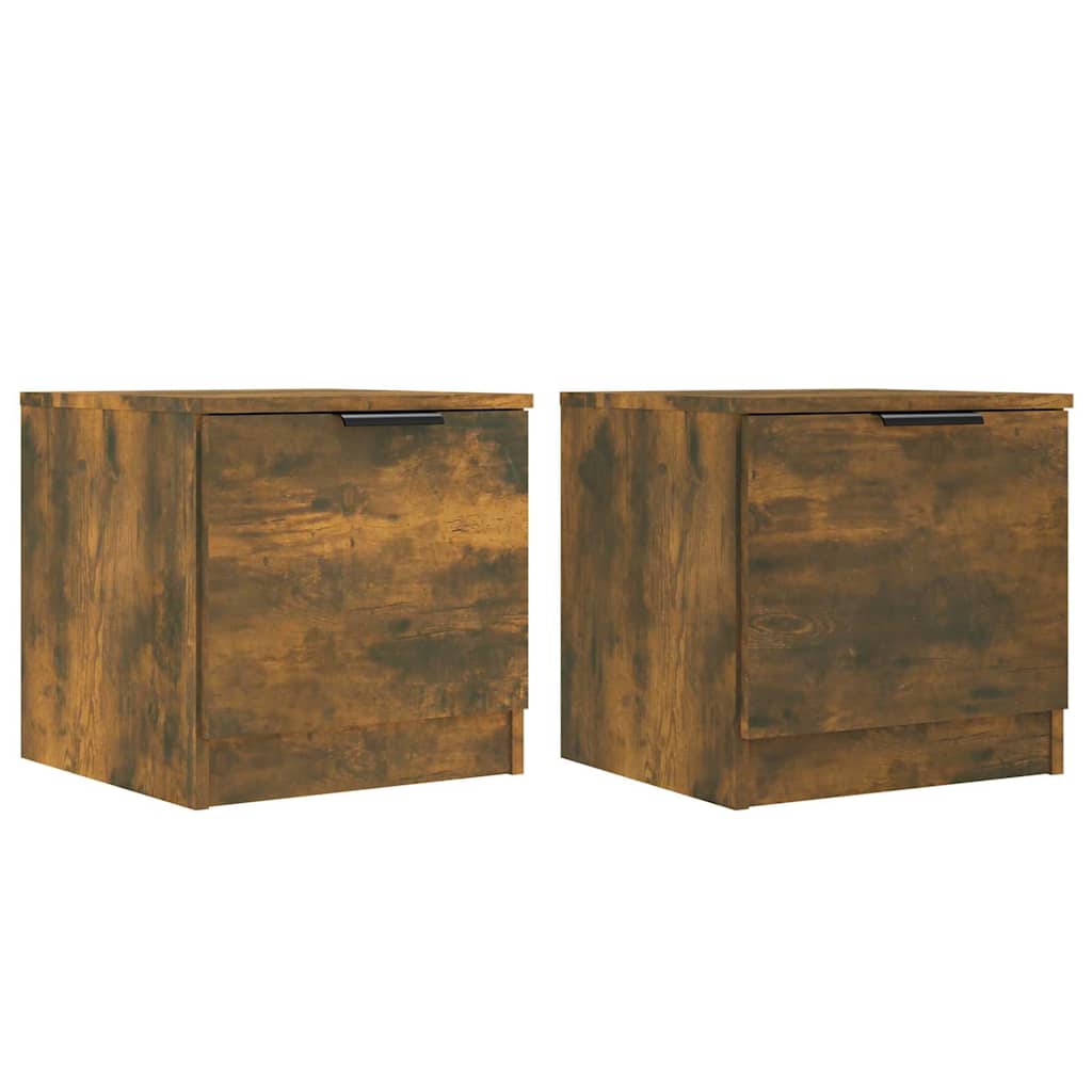 Vidaxl nachtkastjes 2 st 40x39x40 cm gerookt eikenkleurig
