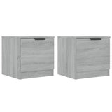 Vidaxl nachtkastjes 2 st 40x39x40 cm grijs sonoma eikenkleurig