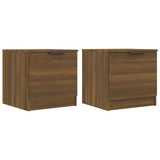 Vidaxl nachtkastjes 2 st 40x39x40 cm bruin eikenkleur