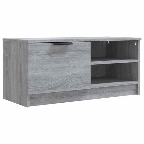 Vidaxl tv-meubel 80x35x36,5 cm bewerkt hout grijs sonoma eikenkleurig