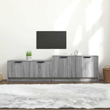 Vidaxl tv-meubel 158,5x36x45 cm bewerkt hout grijs sonoma eikenkleurig