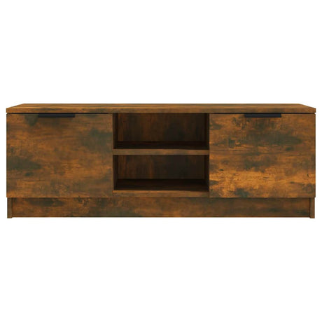 Vidaxl tv-meubel 102x35x36,5 cm bewerkt hout gerookt eikenkleurig