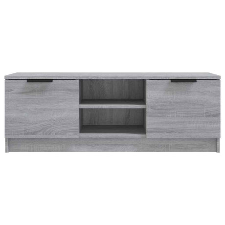 Vidaxl tv-meubel 102x35x36,5 cm bewerkt hout grijs sonoma eikenkleurig