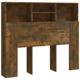 Vidaxl hoofdbordkast 120x19x103,5 cm gerookt eikenkleurig