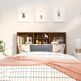 Vidaxl hoofdbordkast 120x19x103,5 cm gerookt eikenkleurig