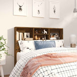 Vidaxl hoofdbordkast 120x19x103,5 cm gerookt eikenkleurig
