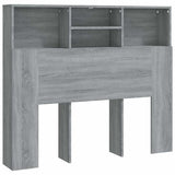 Vidaxl hoofdbordkast 120x19x103,5 cm grijs sonoma eikenkleurig