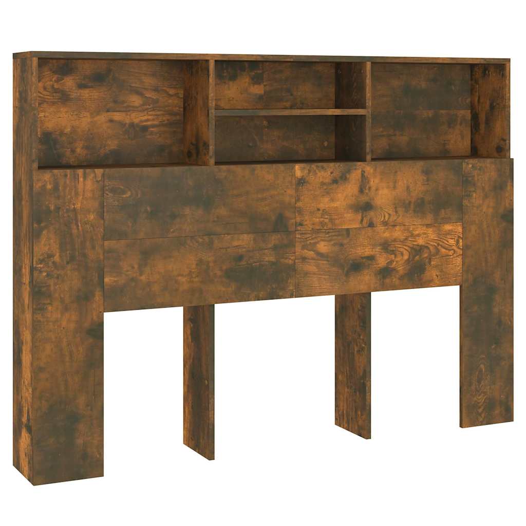 Vidaxl hoofdbordkast 140x19x103,5 cm gerookt eikenkleurig