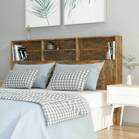 Vidaxl hoofdbordkast 160x19x103,5 cm gerookt eikenkleurig