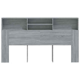 Vidaxl hoofdbordkast 180x19x103,5 cm grijs sonoma eikenkleurig