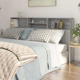Vidaxl hoofdbordkast 200x19x103,5 cm grijs sonoma eikenkleurig