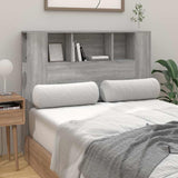 Vidaxl hoofdbordkast 120x18,5x102,5 cm grijs sonoma eikenkleurig